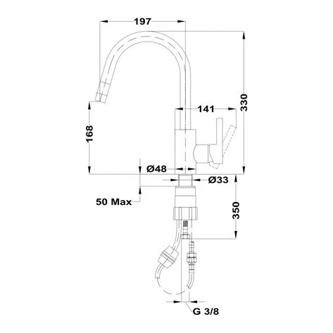 Vòi chậu rửa TEKA pull out MTP 938