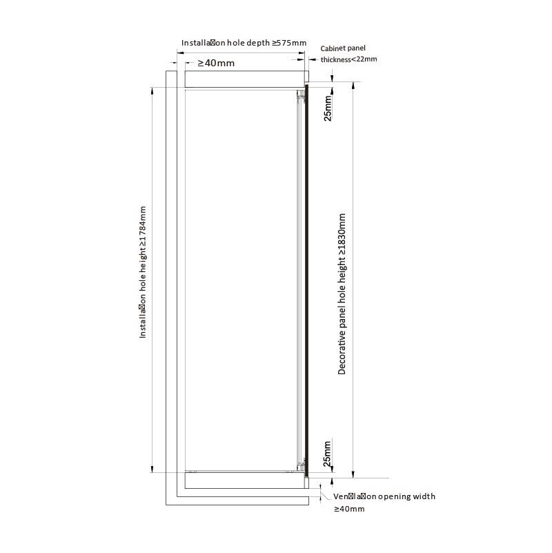 Tủ Rượu Âm Tủ Malloca MWC-95BI