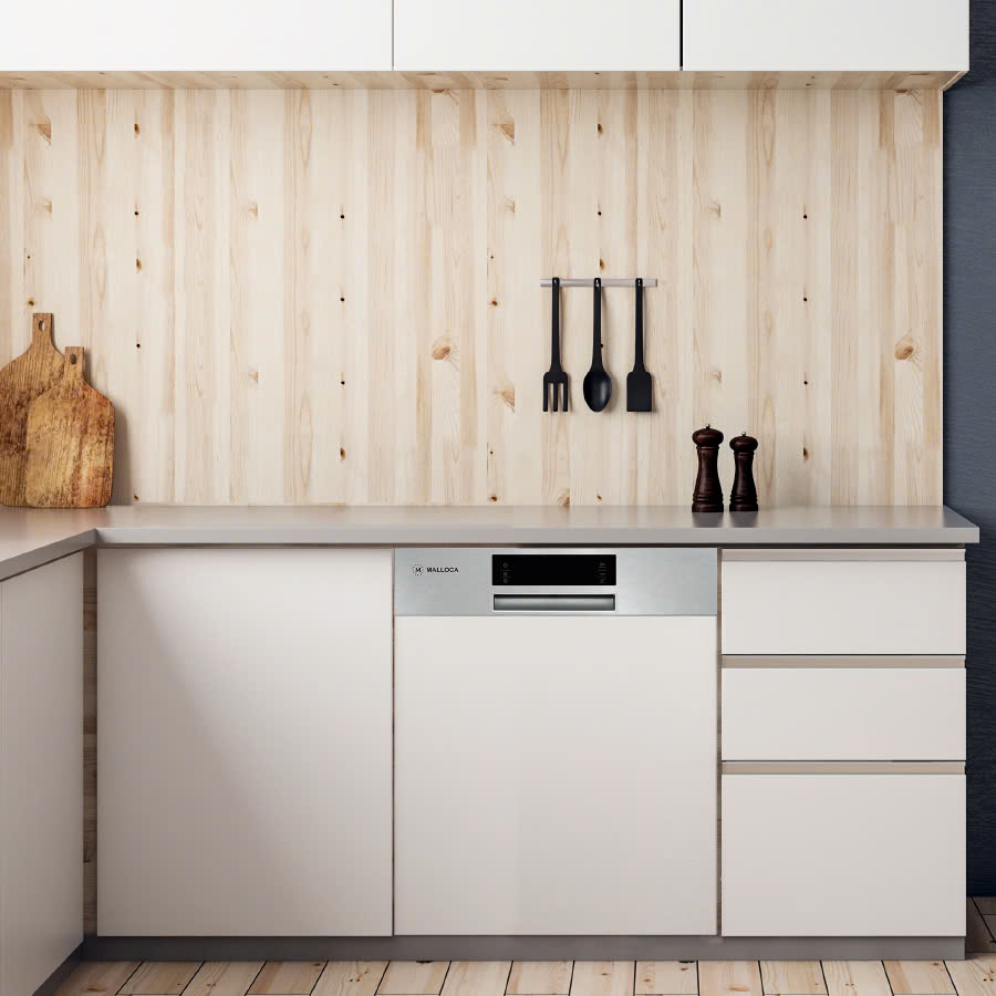 Máy rửa chén Malloca MDW14-S08SI