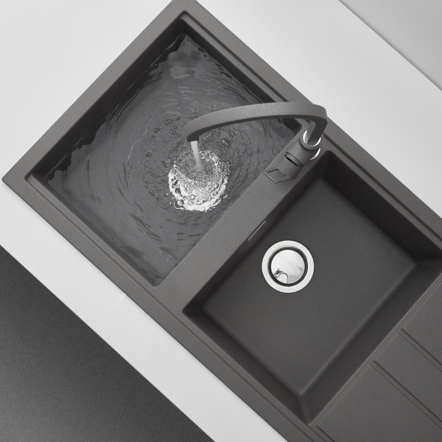 Chậu Đá Malloca TITANIUM K-50073 (nano)