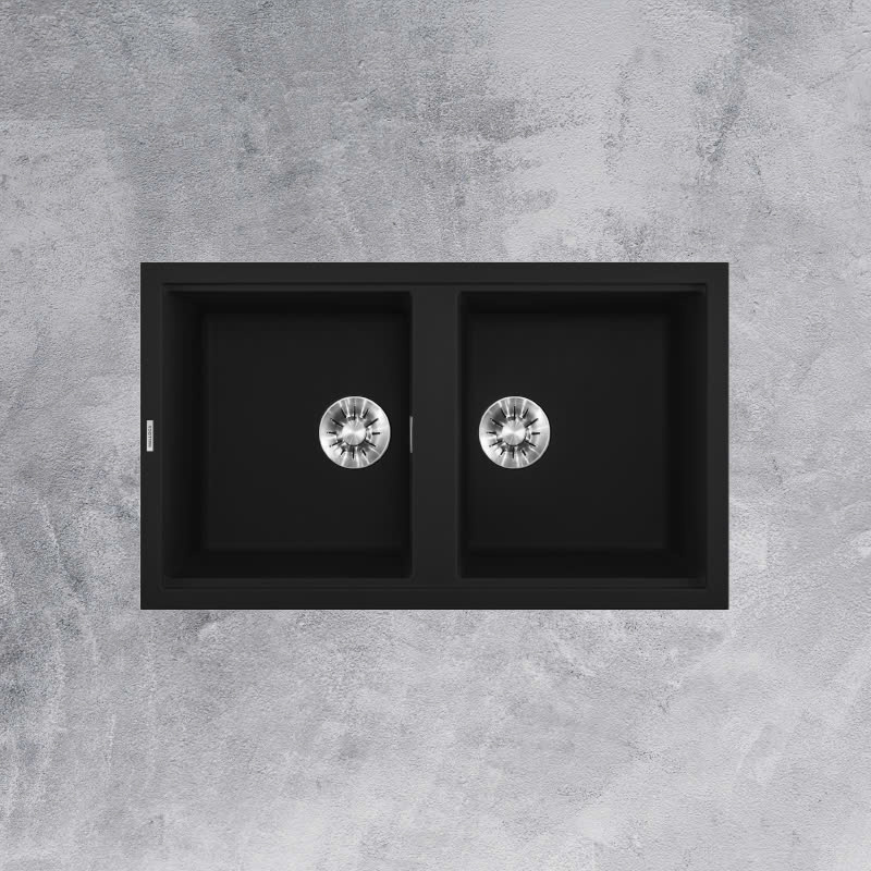 Chậu Đá Malloca BLACK K-45086