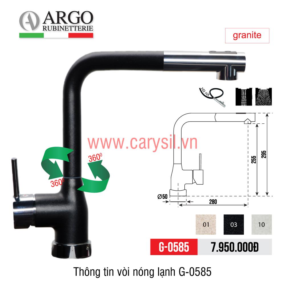 Vòi Rửa Bát Carysil G-0585-03