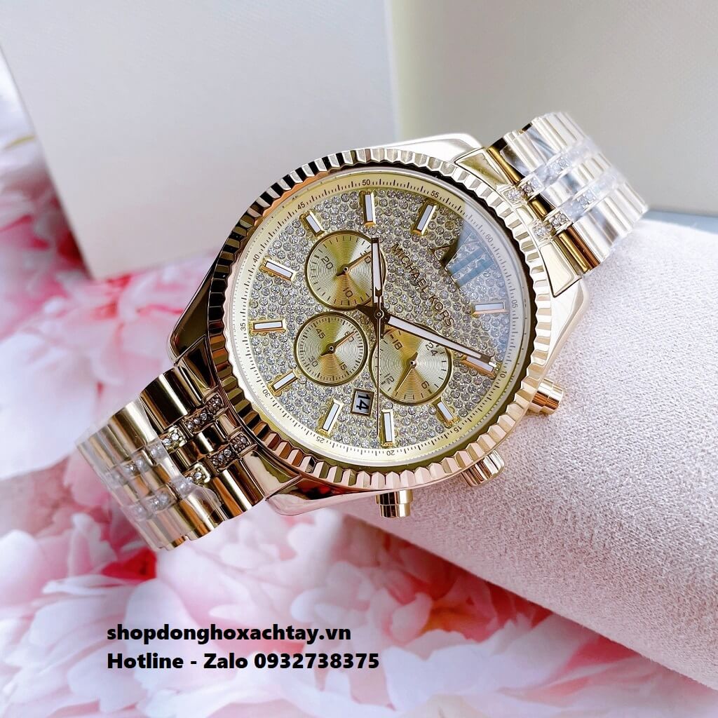 ng H Nam Michael Kors MK8579 V Gold 44mm Ch nh H ng Shop ng