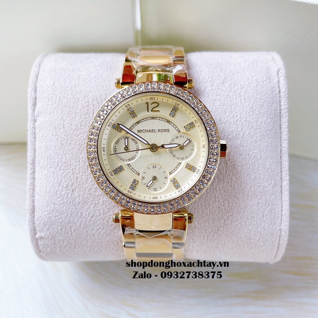 Đồng hồ michael kors nữ mk3839 dây thép không gỉ 28mm  pnjcomvn