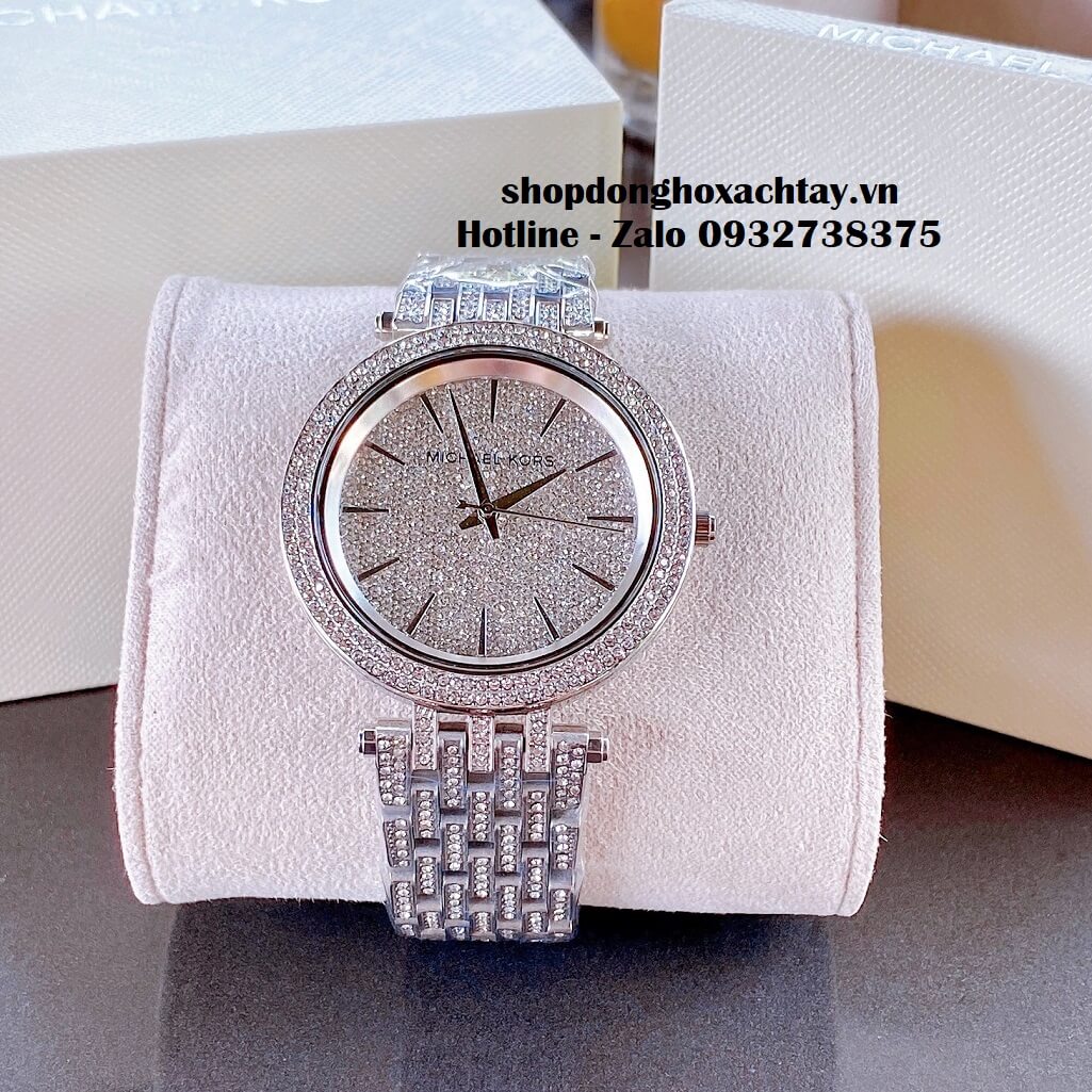 Mk3779 Đồng Hồ Michael Kors MK3779 Silver 39mm Nữ Shop Đồng Hồ Xách Tay