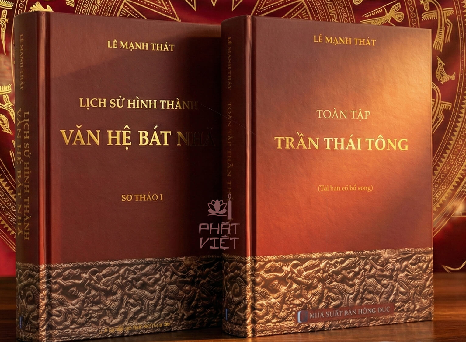Combo 2 sách mới của GS. Lê Mạnh Thát: TOÀN TẬP TRẦN THÁI TÔNG & LỊCH SỬ VĂN HỆ BÁT NHÃ