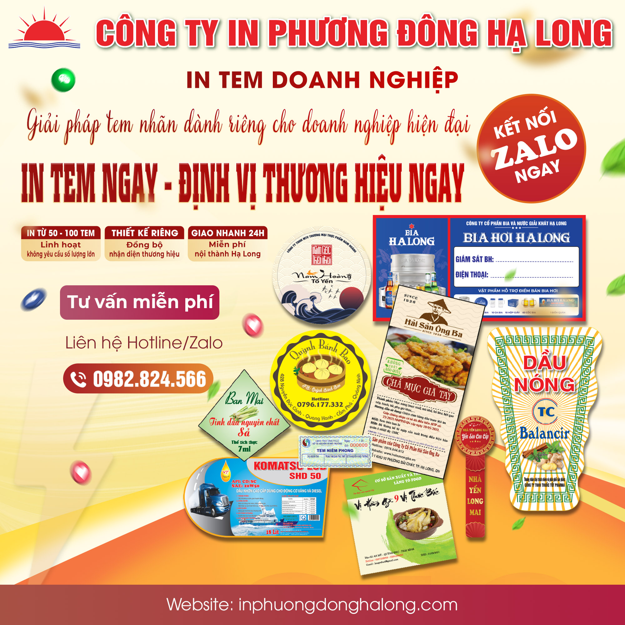 Tem nhãn sản phẩm – Chìa khóa định vị thương hiệu cho doanh nghiệp hiện đại