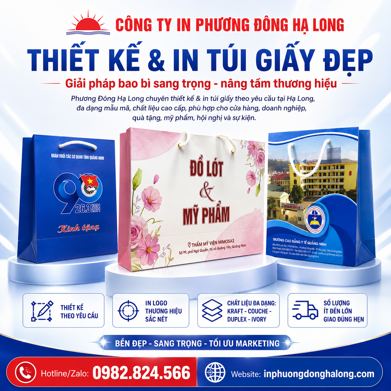 Tại sao nhiều doanh nghiệp sử dụng túi giấy Hạ Long?