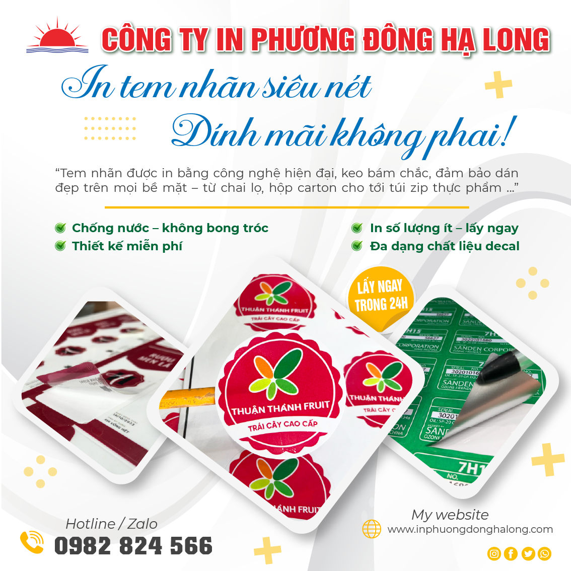 Tem nhãn sản phẩm – Chìa khóa định vị thương hiệu cho doanh nghiệp hiện đại
