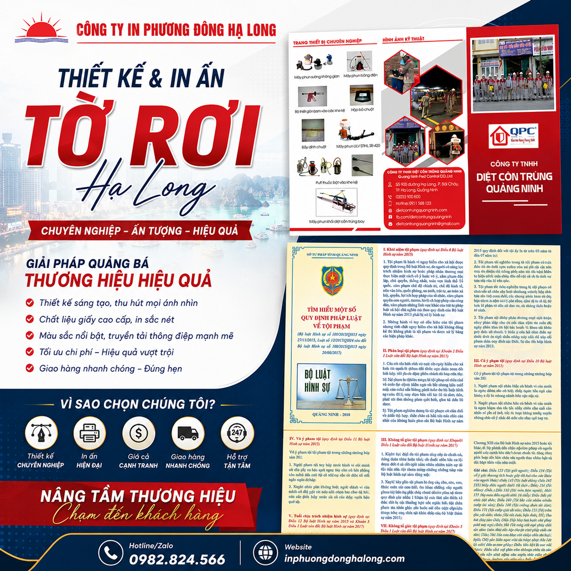 Thiết kế tờ rơi Hạ Long và những điều cần biết?