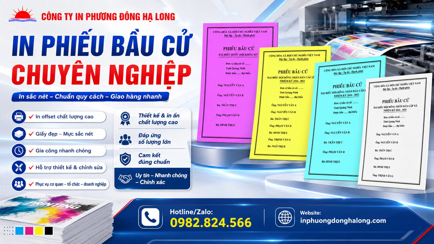 in tài liệu bầu cử Hạ Long, in ấn tài liệu bầu cử các cấp, in phiếu bầu cử tại Quảng Ninh, in danh sách cử tri Hạ Long, in hòm phiếu bầu cử, in phiếu bầu cử giá rẻ, cơ sở in tài liệu bầu cử, in tài liệu phục vụ bầu cử, in tài liệu hành chính bầu cử, in ấn bầu cử chuyên nghiệp, địa chỉ in tài liệu bầu cử tại Hạ Long, công ty in ấn Hạ Long, xưởng in tài liệu bầu cử Quảng Ninh, in nhanh tài liệu bầu cử Hạ Long, dịch vụ in bầu cử tại Quảng Ninh, nơi in phiếu bầu cử uy tín tại Hạ Long, dịch vụ in danh sách cử tri số lượng lớn, in tài liệu bầu cử lấy nhanh tại Quảng Ninh, in hòm phiếu và phiếu bầu cử trọn gói, in tài liệu phục vụ bầu cử giá tốt Hạ Long