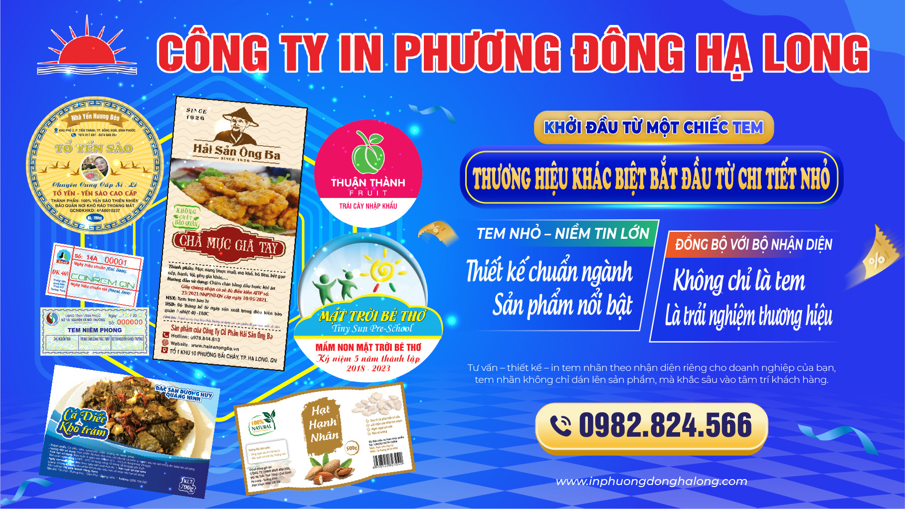 In tem nhãn cho doanh nghiệp tại Hạ Long, Tem nhãn sản phẩm chống hàng giả, Tem decal chống nước chất lượng cao, In tem PP cho mỹ phẩm thực phẩm, Tem nhãn bảo hành sản phẩm điện tử