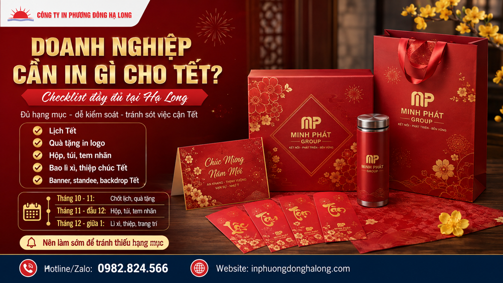 Set quà Tết doanh nghiệp đầy đủ hạng mục tại Hạ Long