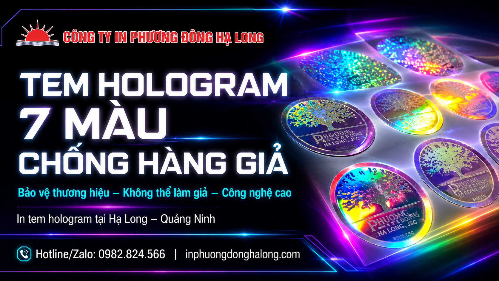 Tem hologram chống hàng giả