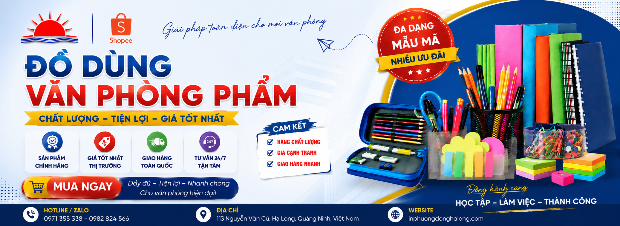 Văn phòng phẩm Hạ Long, Quảng Ninh