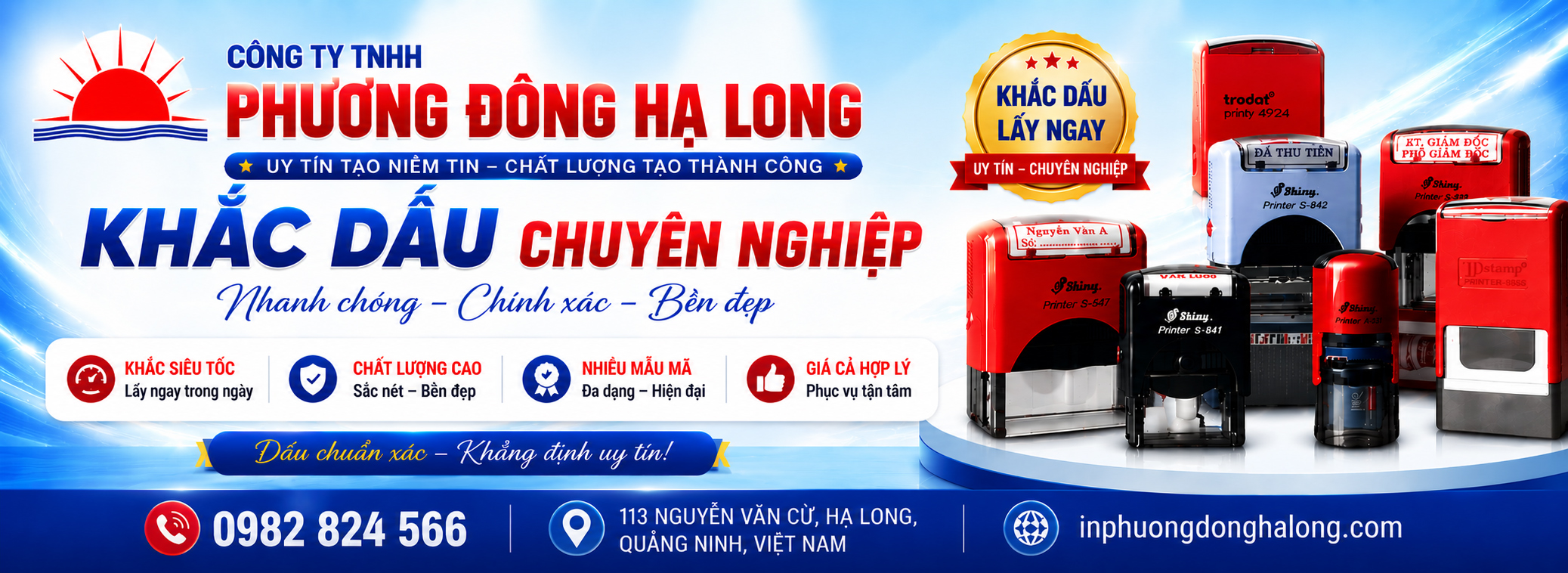 Khắc con dấu tại Hạ Long, Quảng Ninh