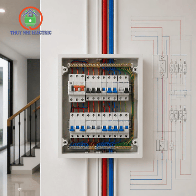 Sơ Đồ Đấu Dây Điện Âm Tường Chuẩn Kỹ Thuật Và An Toàn