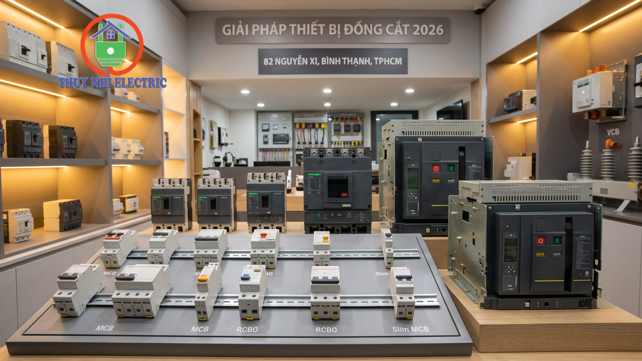 Thiết Bị Đóng Cắt: Phân Loại, Kích Thước & Cách Chọn Chuẩn 2026