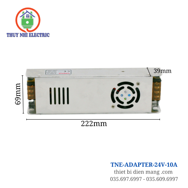 Adapter Nguồn Tổ Ong Mini 24VDC 250W 10A - Nguồn Điện Đỉnh Cao