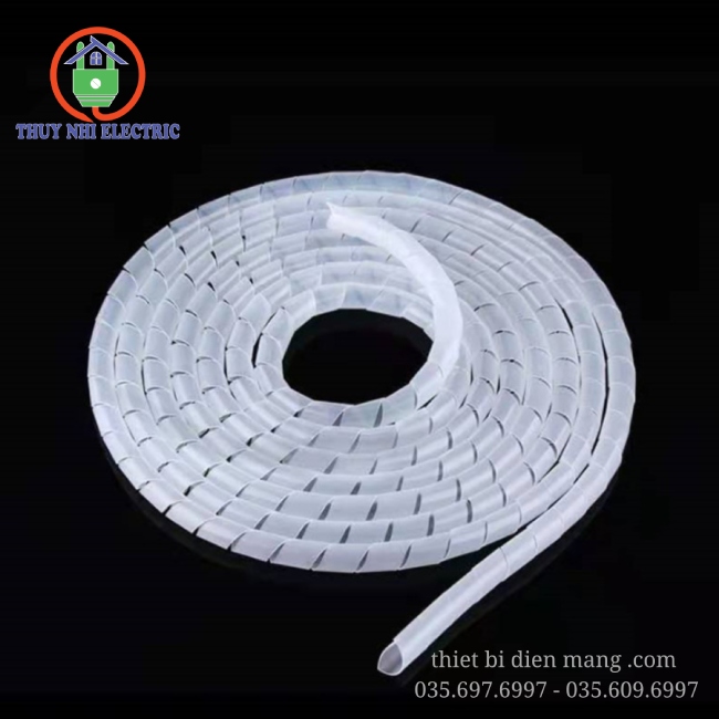 Dây Xoắn Ruột Vịt Phi 6 Màu Trắng