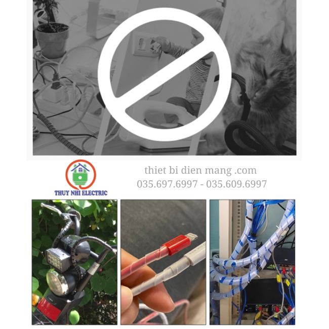 Dây Xoắn Ruột Vịt Phi 6 Màu Trắng