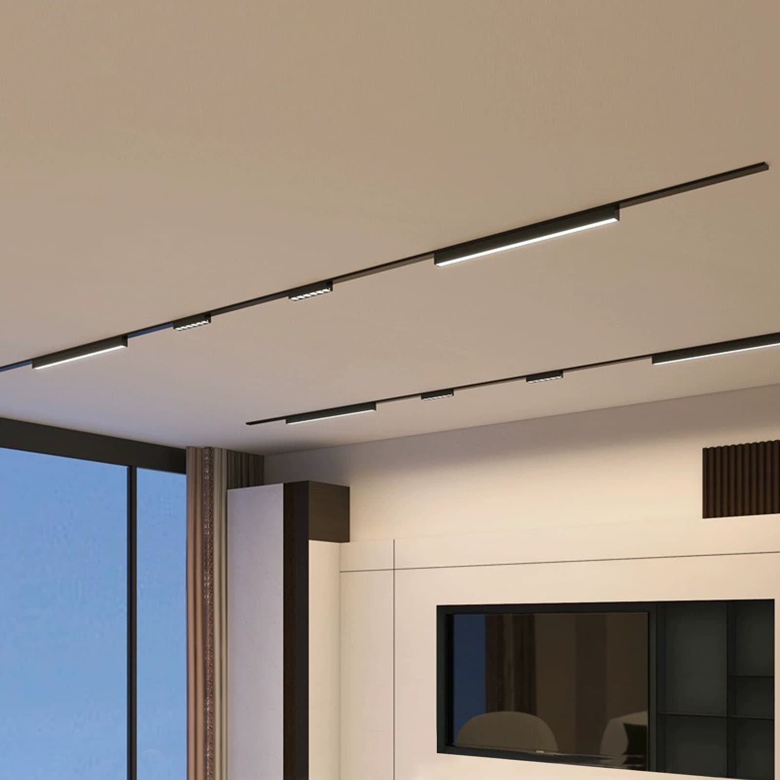 Cấu tạo hệ thống đèn Led ray nam châm
