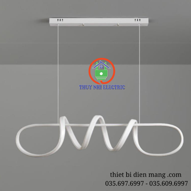 Đèn treo thả trần uốn cong hiện đại YQ-3080