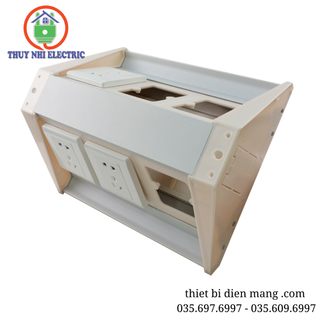 Máng hộp điện âm bàn 2 hướng XRD-1701