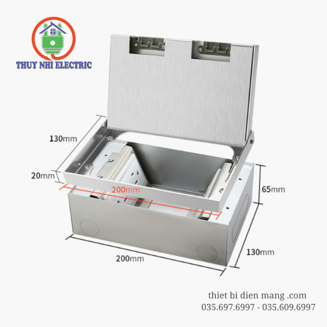 Hộp Ổ Cắm Âm Sàn Novalink NV-FS6SH