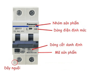 Ký hiệu N và L trên thiết bị điện RCBO hay RCCB