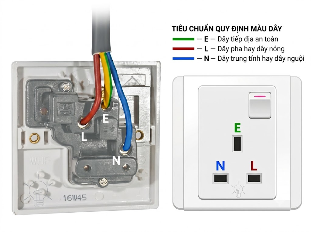 Ký hiệu N và L trên thiết bị điện
