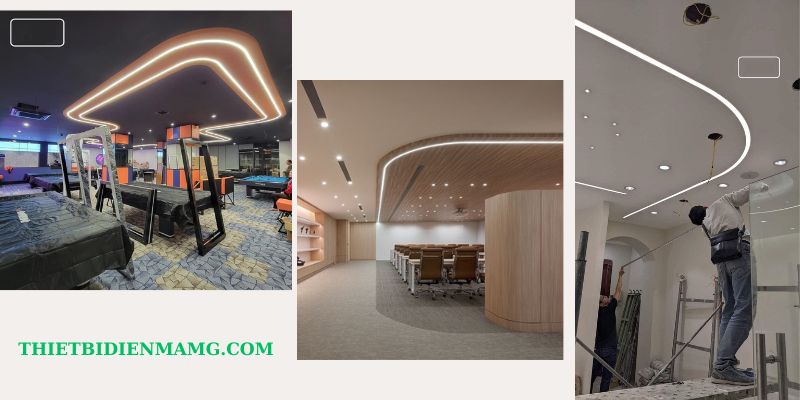 LED silicon âm trần
