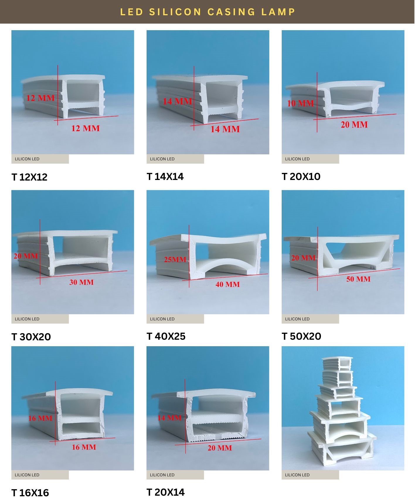 LED silicon âm, có tai che