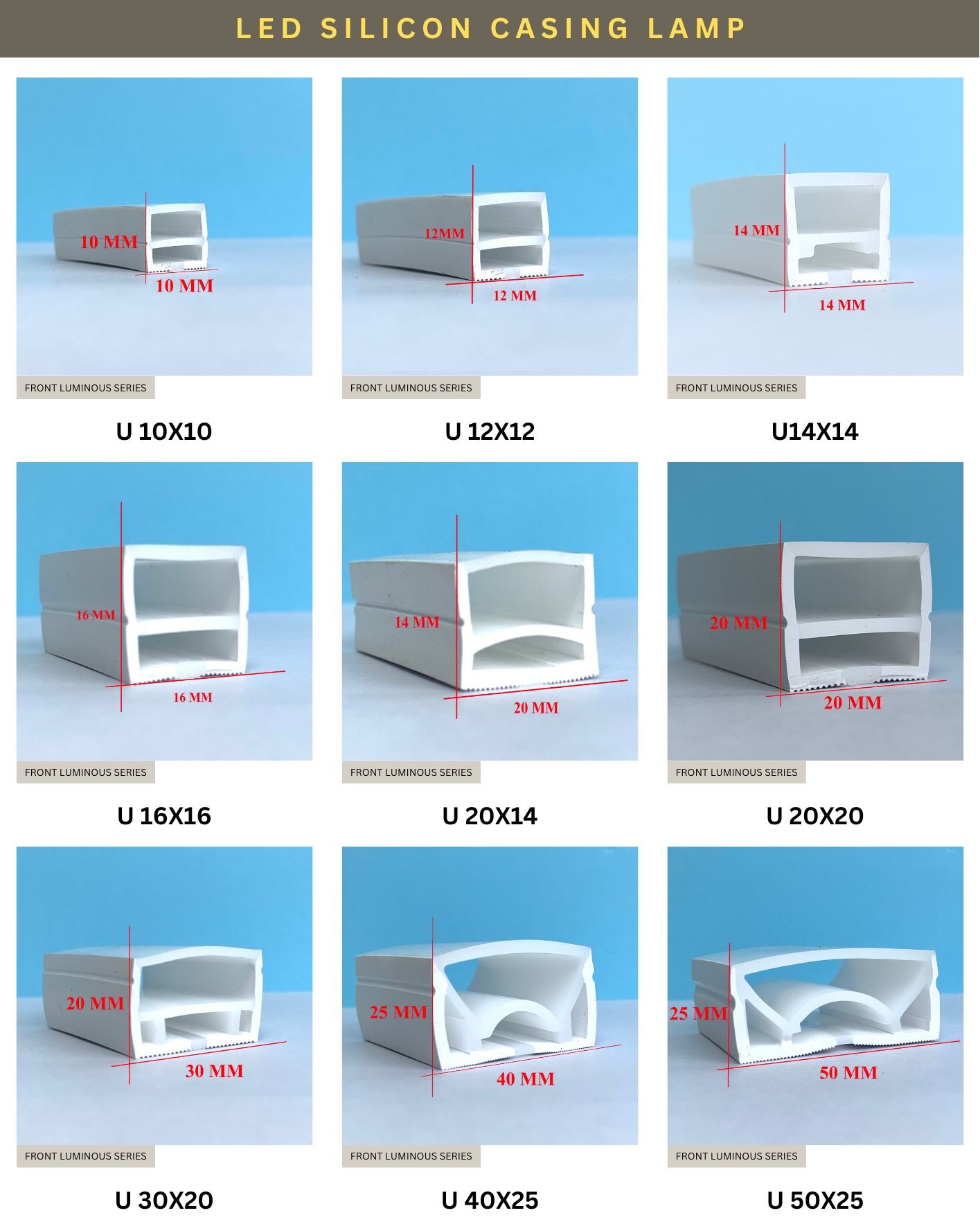 LED silicon uốn cong