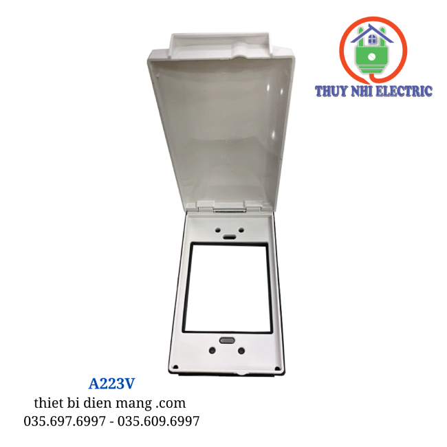 Mặt che mưa MPE hình chữ nhật A223V - Thiết bị điện Thúy Nhi