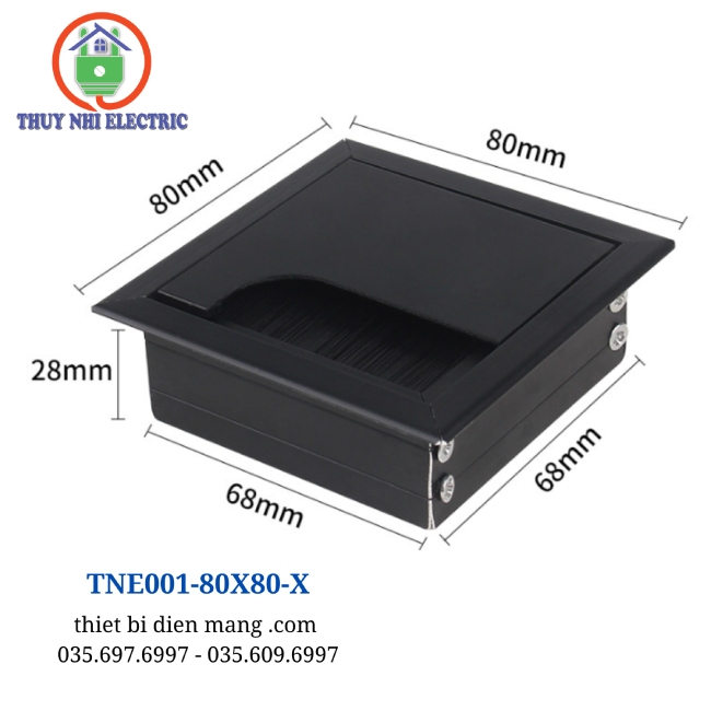 Nắp Âm Bàn Nhôm 80X80 TNE001-80X80-Đ – Giải Pháp Tối Ưu Không Gian