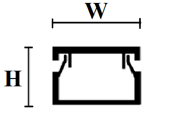 Nẹp điện vuông