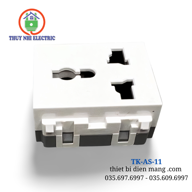 Nhân ổ cắm đơn 3 chấu Tenko TK-AS-11