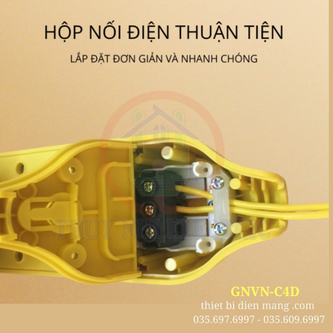 Ổ cắm công trình Goneo GNVN-C4D - Chống va đập, siêu chịu tải