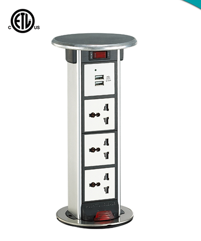Ổ cắm điện âm bàn dạng tháp Sinoamigo STP-1S