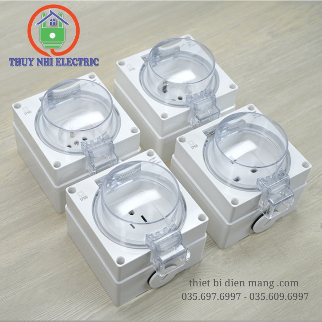 Ổ Cắm Điện Âm Tường Chống Nước IP66 Sinoamigo