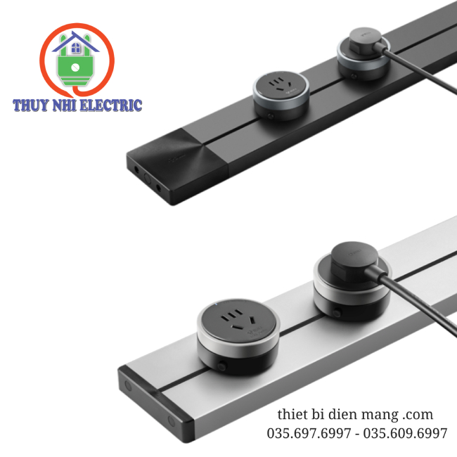 Ổ cắm điện ray trượt Goneo - GN-GB1-3 Tiện lợi