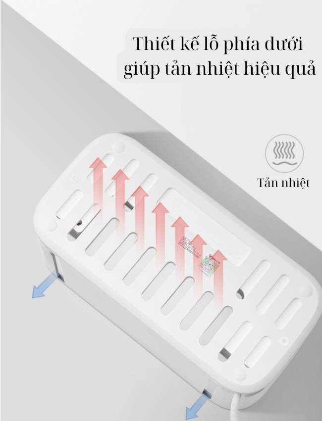  Ổ cắm hộp giấu dây Gongniu GN-F2151U