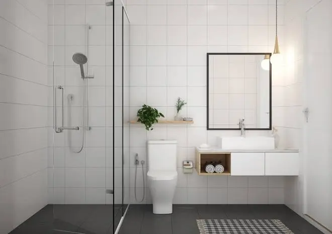 Giải pháp thiết kế nhà tắm thông minh an toàn và tiện nghi