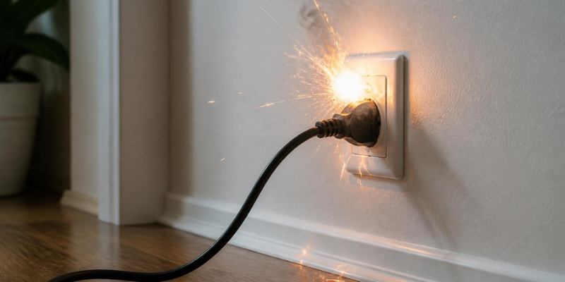 Việc ổ cắm điện bị xẹt lửa là một vấn đề nguy hiểm có thể gây ra hậu quả nặng nề cho an toàn và tài sản.