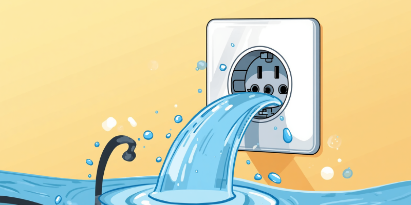 Hướng Dẫn Xử Lý Nước Vào Ổ Điện