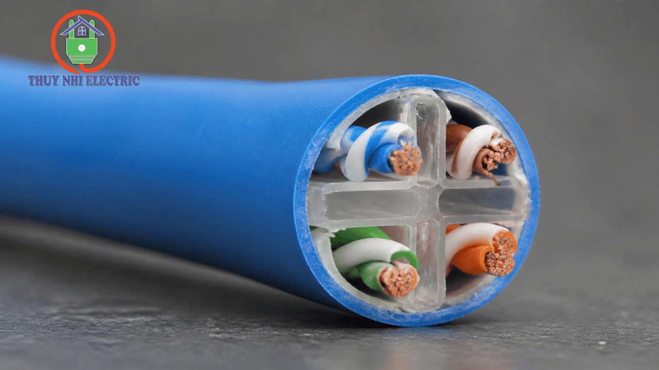 Dây cáp mạng Cat6 chính hãng lõi đồng có lõi chữ thập chống nhiễu