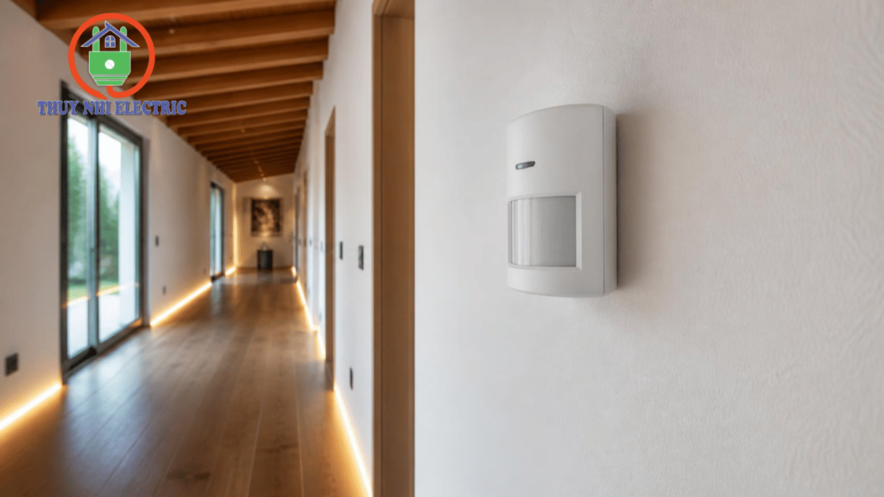 Cảm biến chuyển động tự động bật tắt đèn LED dây quản lý năng lượng
