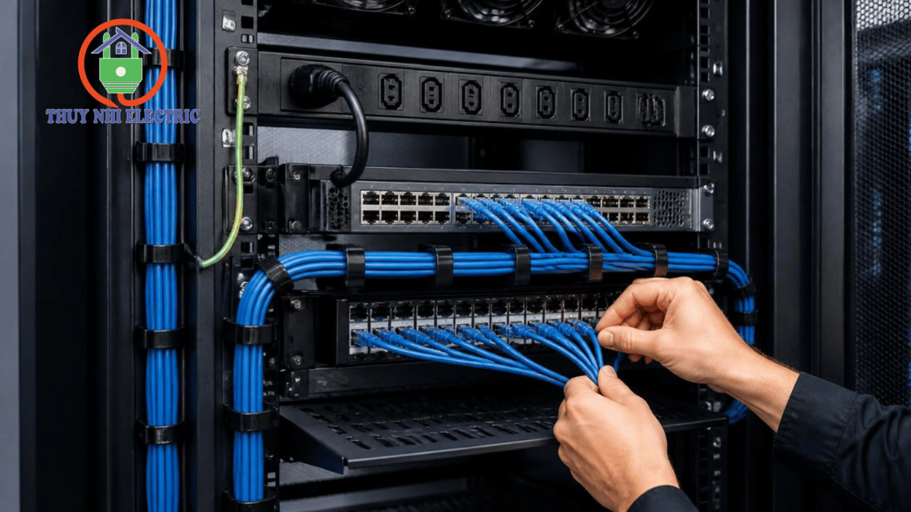 Phụ kiện tủ rack và hệ thống quản lý cáp mạng chuyên nghiệp