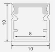 Thanh nhôm LED trang trí nội thất PF-U-1010